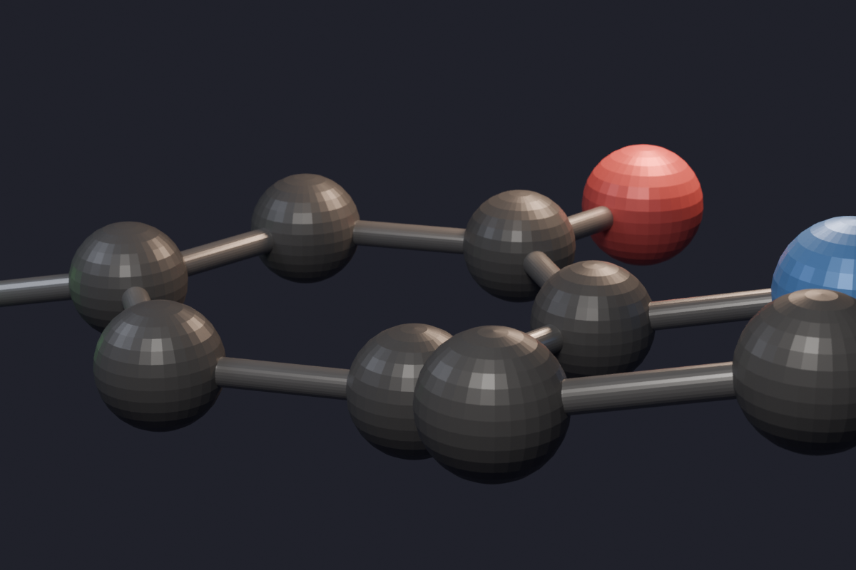Ketamine molecule structure